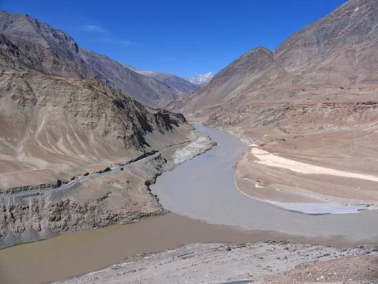 Ladakh-138-Mündung
