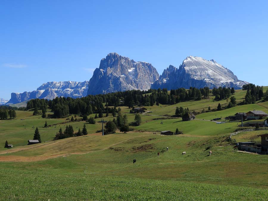 Schlern Rosengarten Langkofel Plattkofel Seiser Alm Tag 01 dolomiten